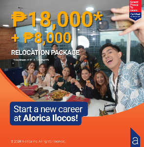 No experience needed! Earn up to P18,000 with P8,000 relocation package - Alorica Ilocos