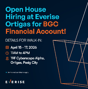 Open House | April 15-17 | Ortigas Site